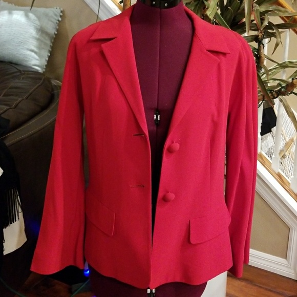 Vintage DKNY red blazer - Picture 1 of 8